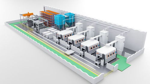 大型砂型3d打印智能工廠來了,峰華卓立一體化智能產線方案